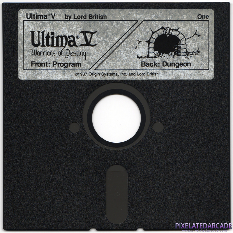 Ultima V: Warriors of Destiny Cover Art: Disk 1 of 4 Ultima V: Warriors of Destiny Cover Art: Disk 1 of 4