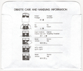 Disk Sleeve - Back