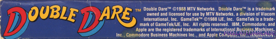 Double Dare Cover Art: Bottom Spine Double Dare Cover Art: Bottom Spine