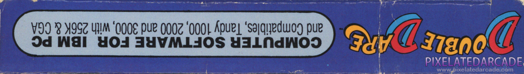 Double Dare Cover Art: Top Spine Double Dare Cover Art: Top Spine