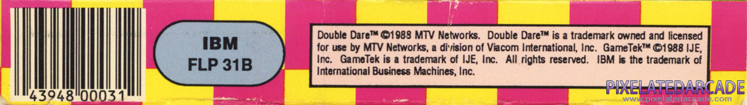 Double Dare Cover Art: Bottom Spine Double Dare Cover Art: Bottom Spine