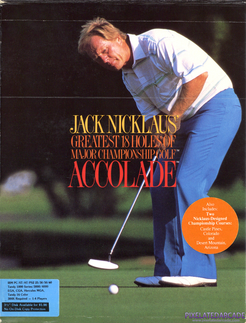 Jack Nicklaus' Greatest 18 Holes of Major Championship Golf Cover Art: Jack Nicklaus' Greatest 18 Holes of Major Championship Golf Cover Art: