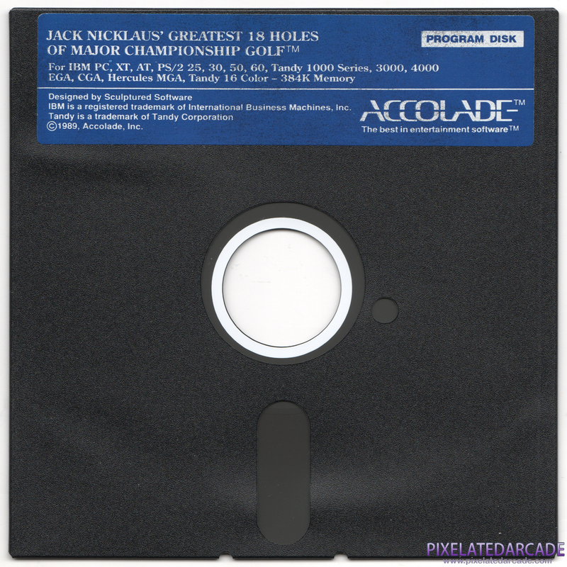 Jack Nicklaus' Greatest 18 Holes of Major Championship Golf Cover Art: Disk 1 of 2 Jack Nicklaus' Greatest 18 Holes of Major Championship Golf Cover Art: Disk 1 of 2