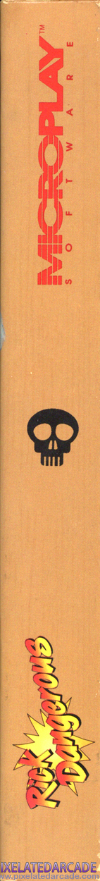 Rick Dangerous Cover Art: Right Spine Rick Dangerous Cover Art: Right Spine