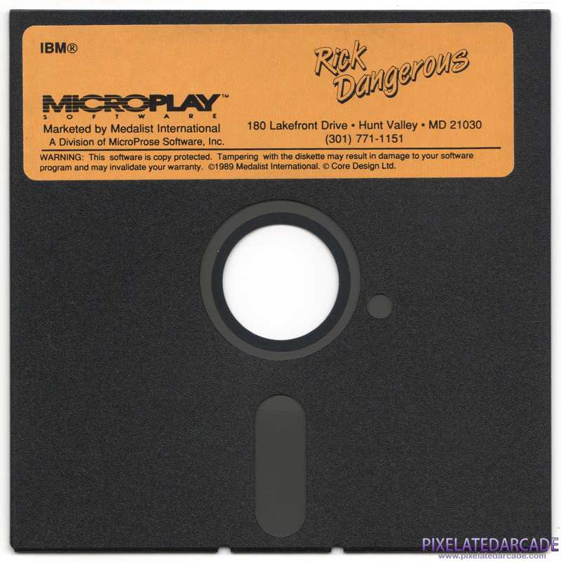 Rick Dangerous Cover Art: Rick Dangerous Cover Art: