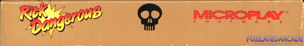 Rick Dangerous Cover Art: Bottom Spine Rick Dangerous Cover Art: Bottom Spine