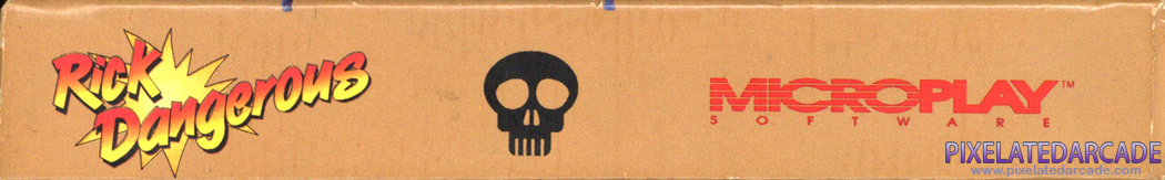 Rick Dangerous Cover Art: Top Spine Rick Dangerous Cover Art: Top Spine