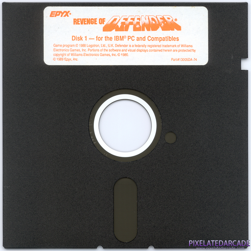 Revenge of Defender Cover Art: Disk 1 of 3 Revenge of Defender Cover Art: Disk 1 of 3