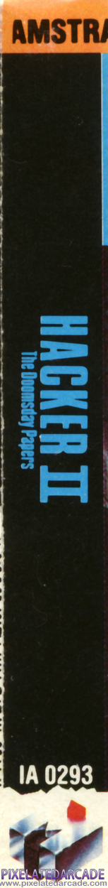 Hacker II: The Doomsday Papers Cover Art: Left Spine