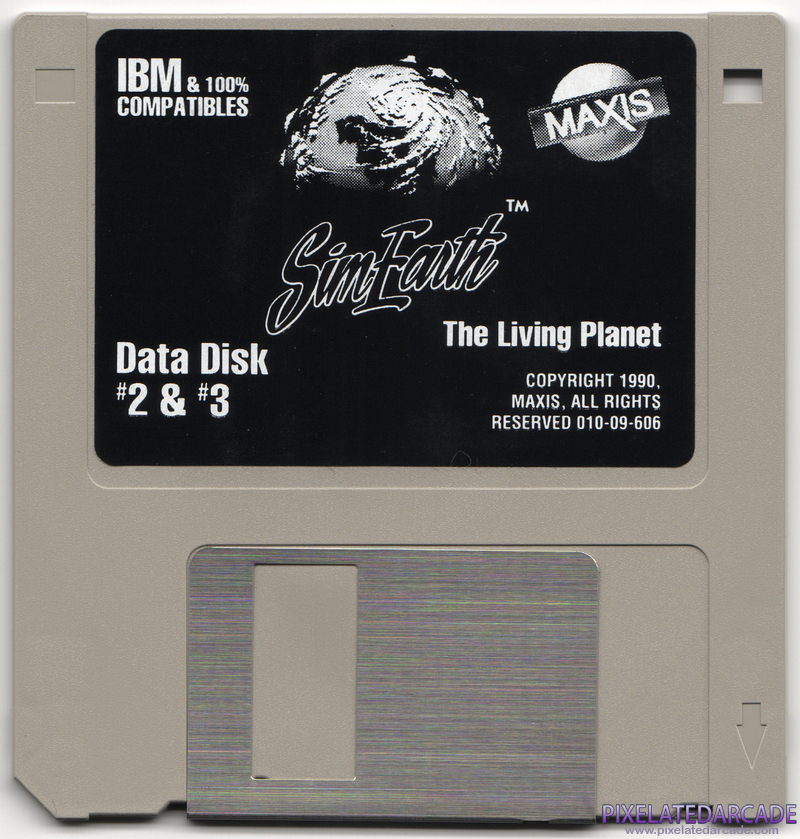 SimEarth: The Living Planet Cover Art: Disk 2 of 2 - Front SimEarth: The Living Planet Cover Art: Disk 2 of 2 - Front