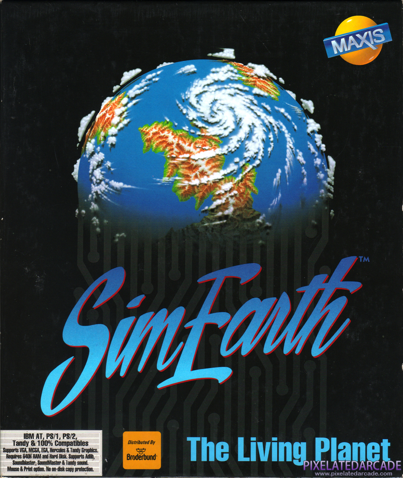 SimEarth: The Living Planet Cover Art: SimEarth: The Living Planet Cover Art: