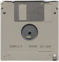 Media (3.5" Disk) - Disk 1 of 2 - Back