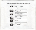 Disk Sleeve - Back