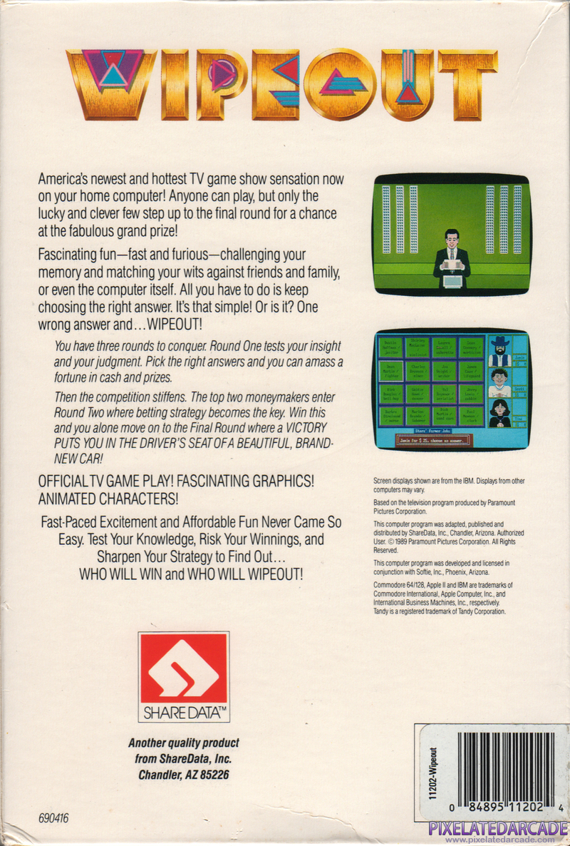 Wipeout Cover Art: 