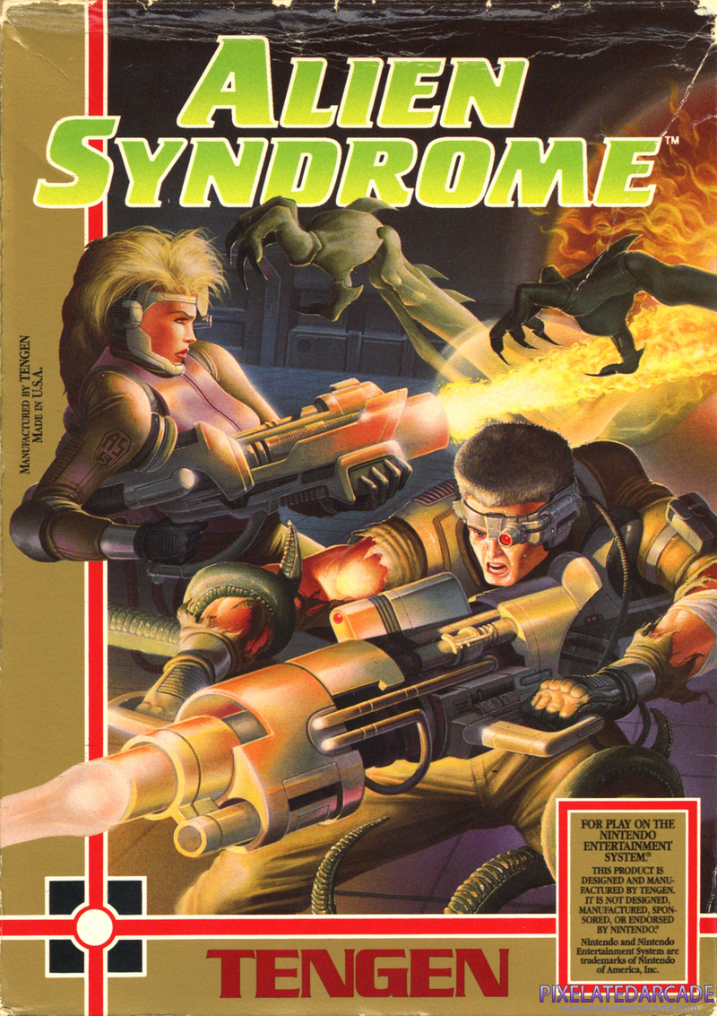 Alien Syndrome Cover Art: Alien Syndrome Cover Art: