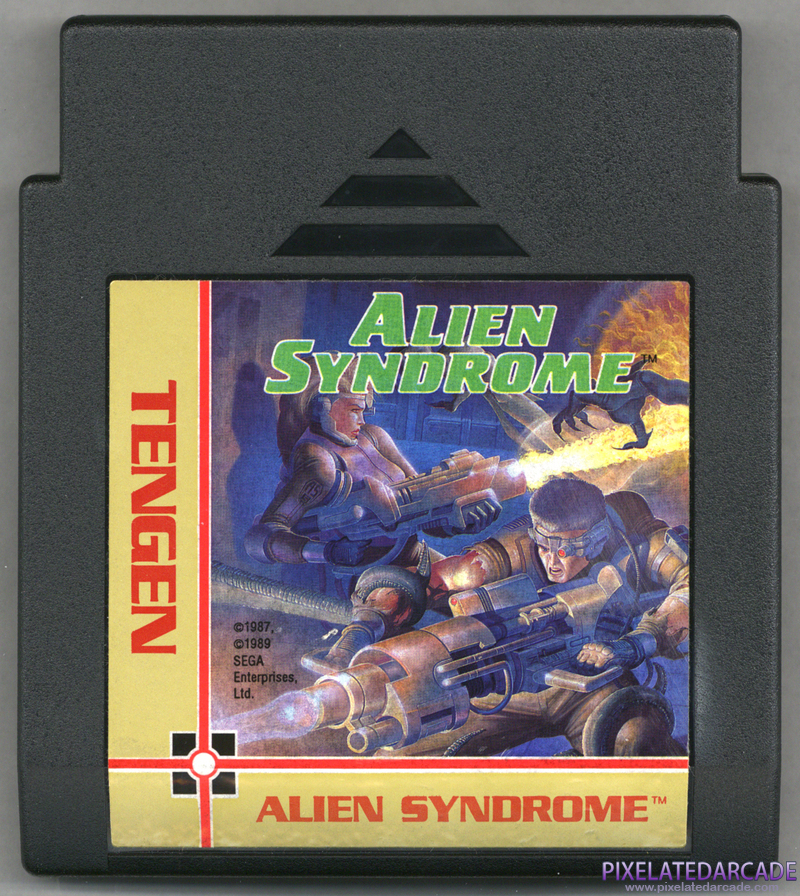 Alien Syndrome Cover Art: Front Alien Syndrome Cover Art: Front