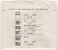 Disk Sleeve - Back