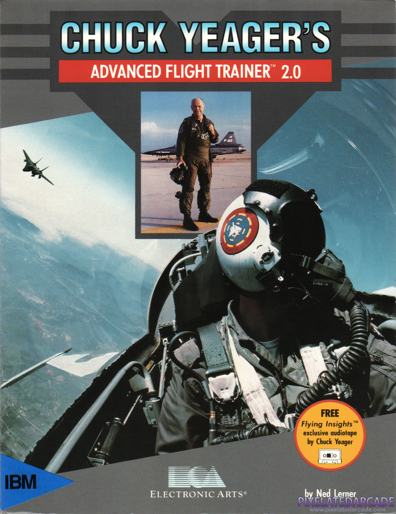 Chuck Yeager's Advanced Flight Trainer 2.0 Cover Art: Chuck Yeager's Advanced Flight Trainer 2.0 Cover Art: