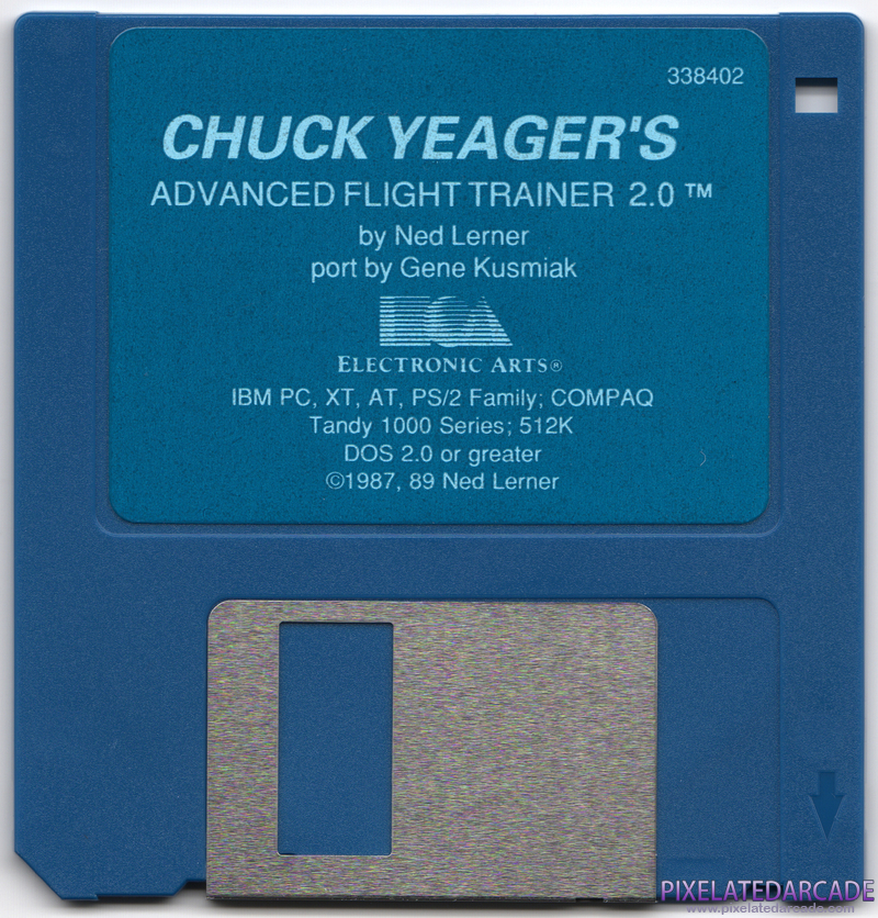 Chuck Yeager's Advanced Flight Trainer 2.0 Cover Art: Front Chuck Yeager's Advanced Flight Trainer 2.0 Cover Art: Front