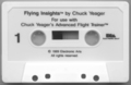 Media (Cassette Tape) - Flying Insights by Chuck Yeager