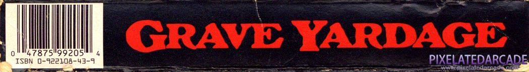 Grave Yardage Cover Art: Bottom Spine Grave Yardage Cover Art: Bottom Spine