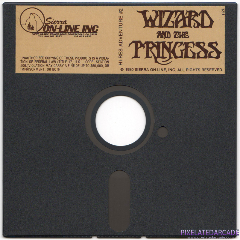 Hi-Res Adventure #2: The Wizard and the Princess Cover Art: 