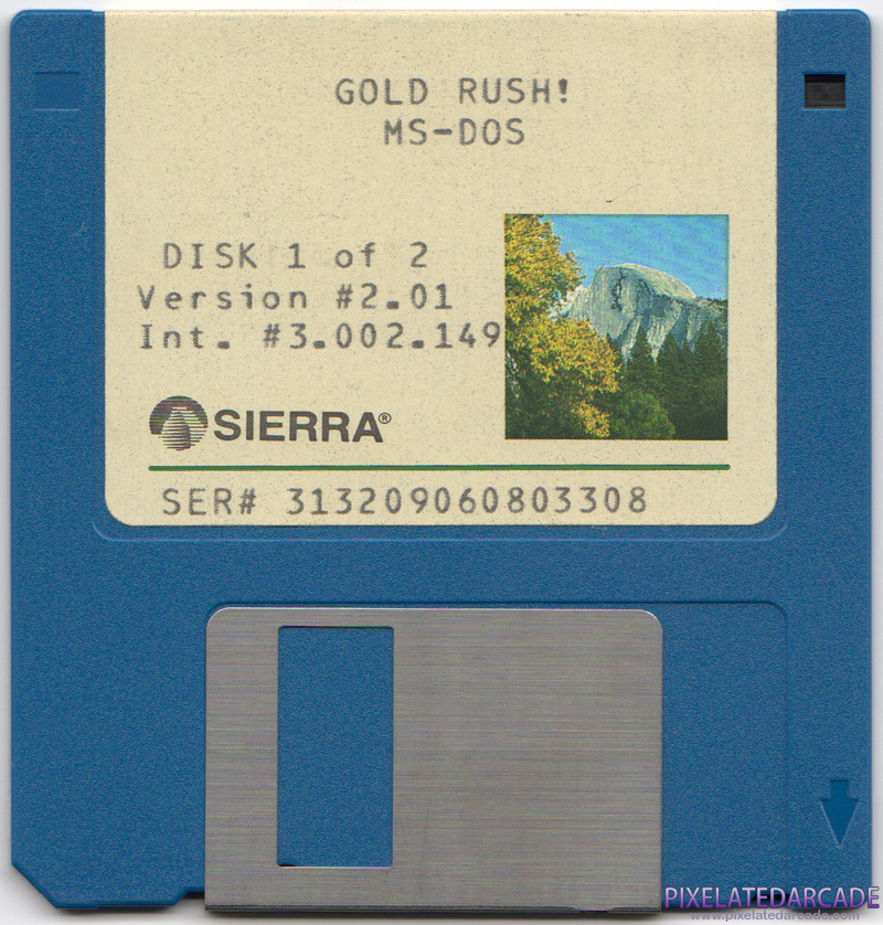 Gold Rush! Cover Art: Disk 1 of 2 - Front Gold Rush! Cover Art: Disk 1 of 2 - Front