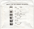 Disk Sleeve - Back