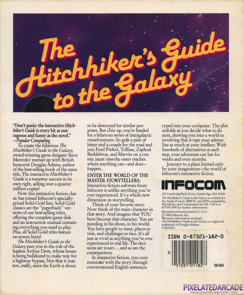 Hitchhiker's Guide to the Galaxy, The Cover Art: Hitchhiker's Guide to the Galaxy, The Cover Art: