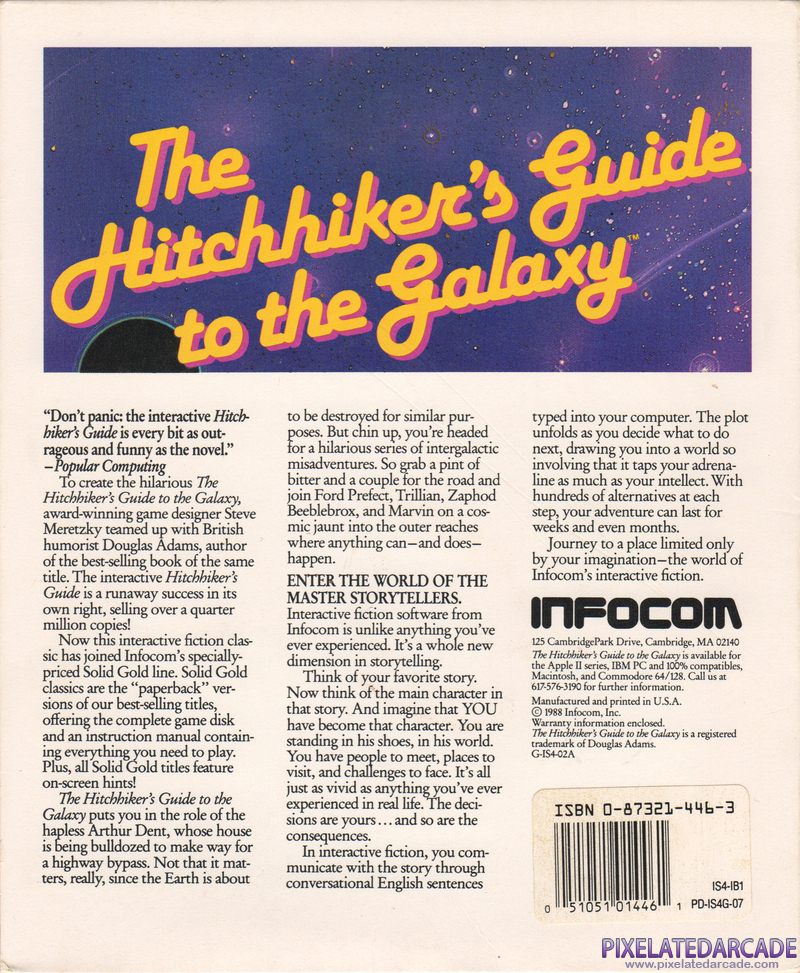 Hitchhiker's Guide to the Galaxy, The Cover Art: Hitchhiker's Guide to the Galaxy, The Cover Art: