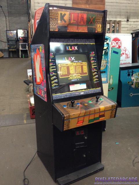 Klax Photo: Klax arcade cabinet