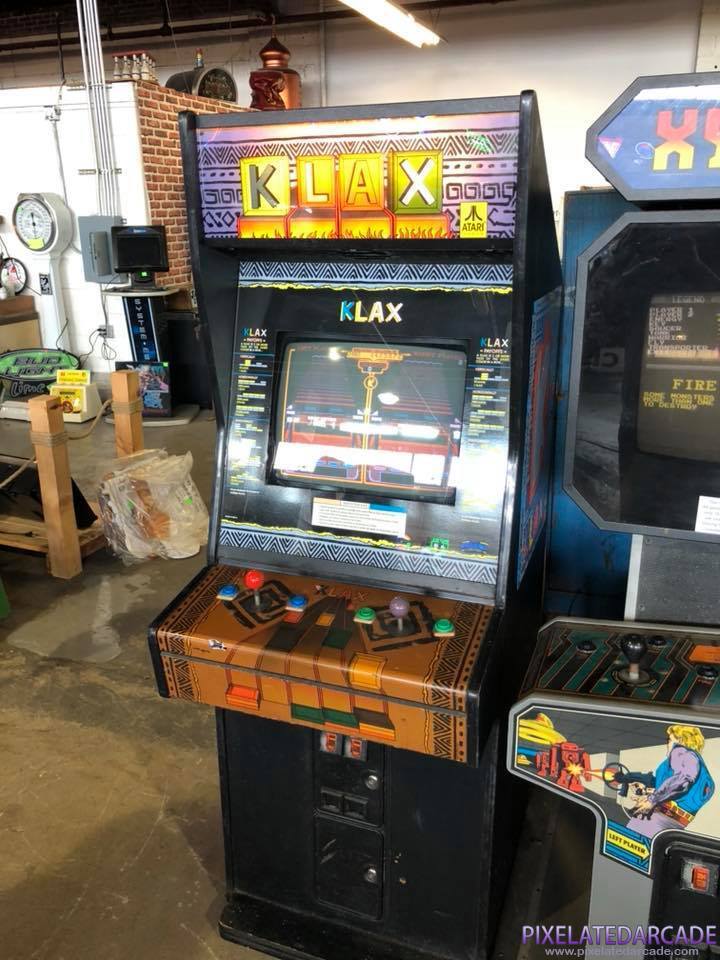 Klax Photo: Klax arcade cabinet