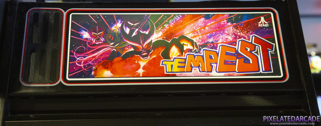 Tempest Photo: Tempest arcade cabinet - Marquee