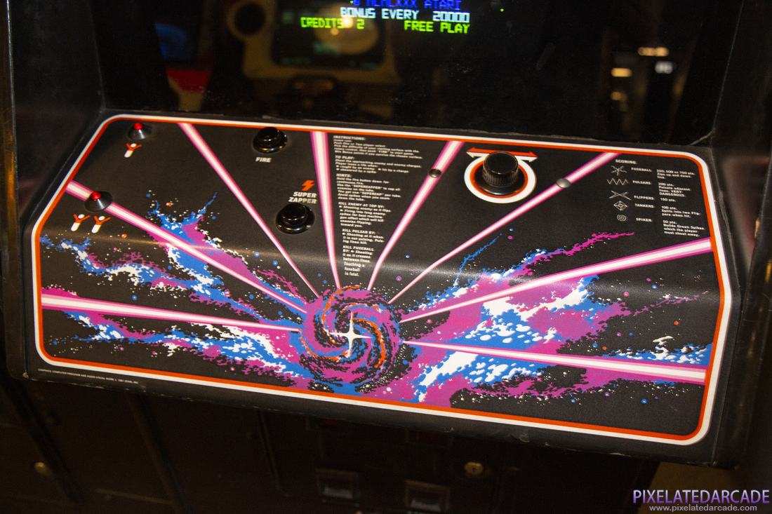 Tempest Photo: Tempest arcade cabinet - Controls