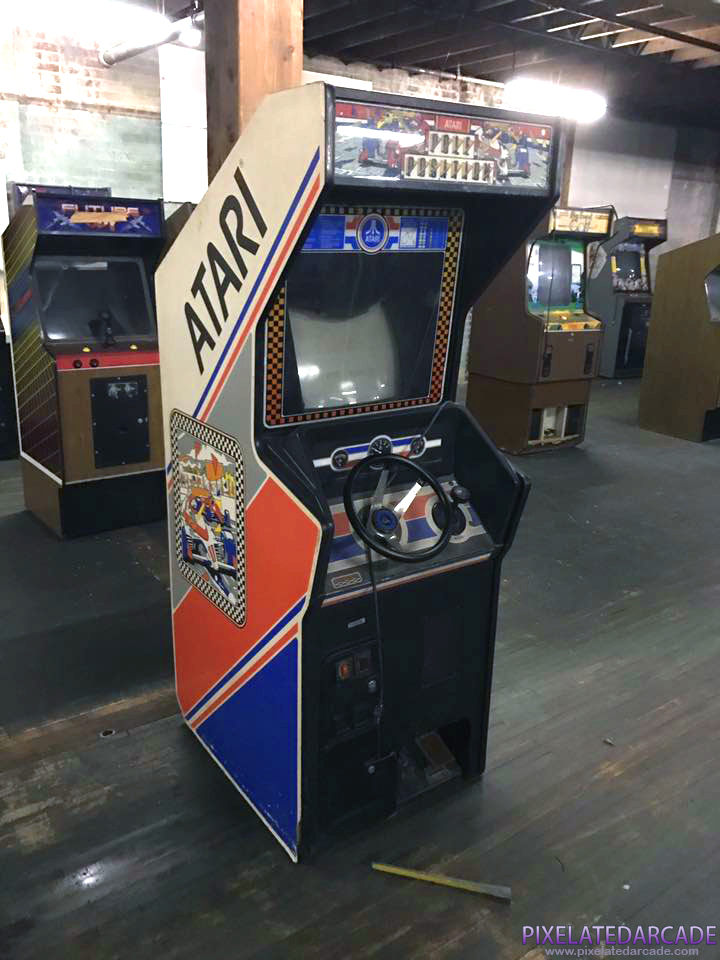 Pole Position Photo: Pole Position arcade cabinet