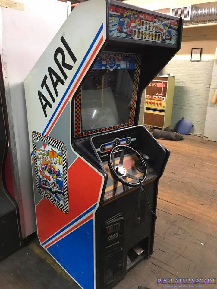Pole Position Photo: Pole Position arcade cabinet