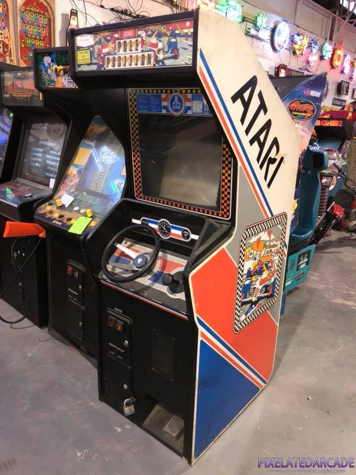 Pole Position Photo: Pole Position arcade cabinet