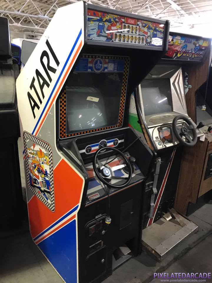 Pole Position Photo: Pole Position arcade cabinet