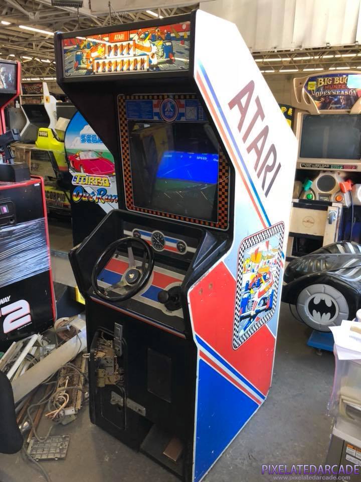 Pole Position Photo: Pole Position arcade cabinet