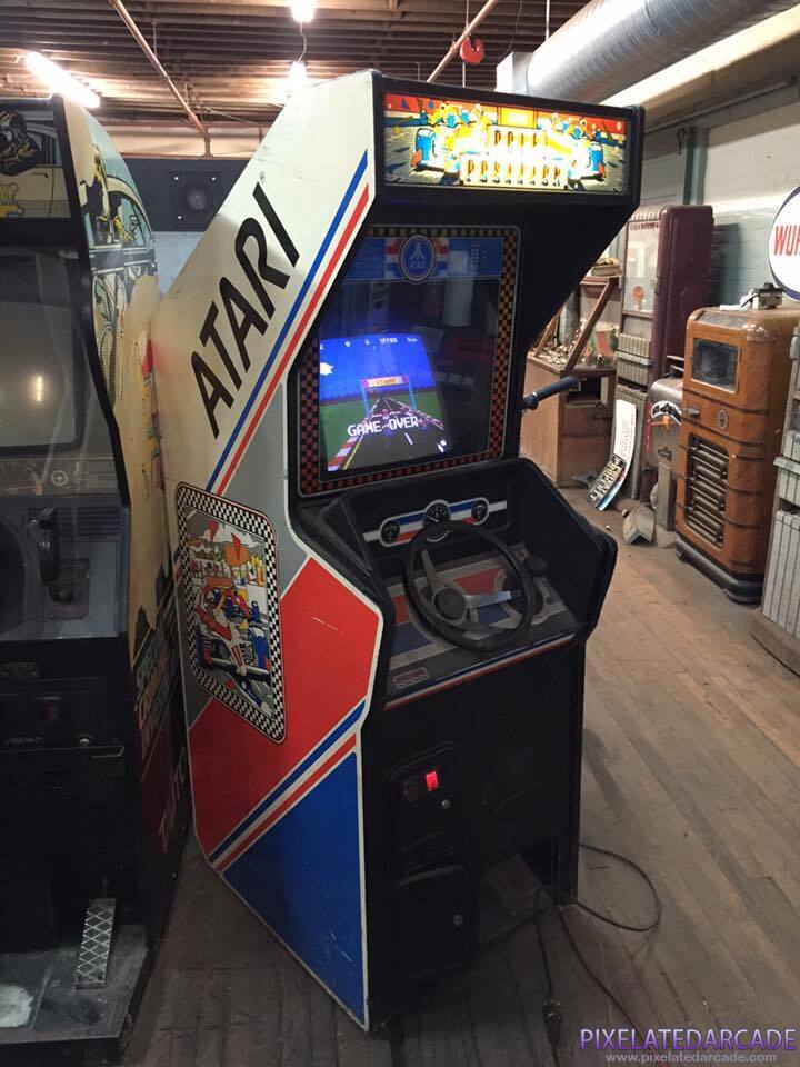Pole Position Photo: Pole Position arcade cabinet