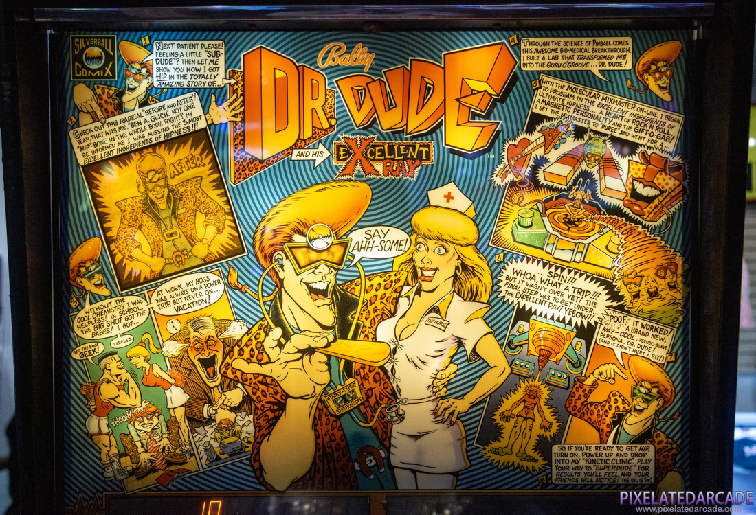 Dr. Dude and His Excellent Ray Photo: Dr. Dude and His Excellent Ray - Backglass