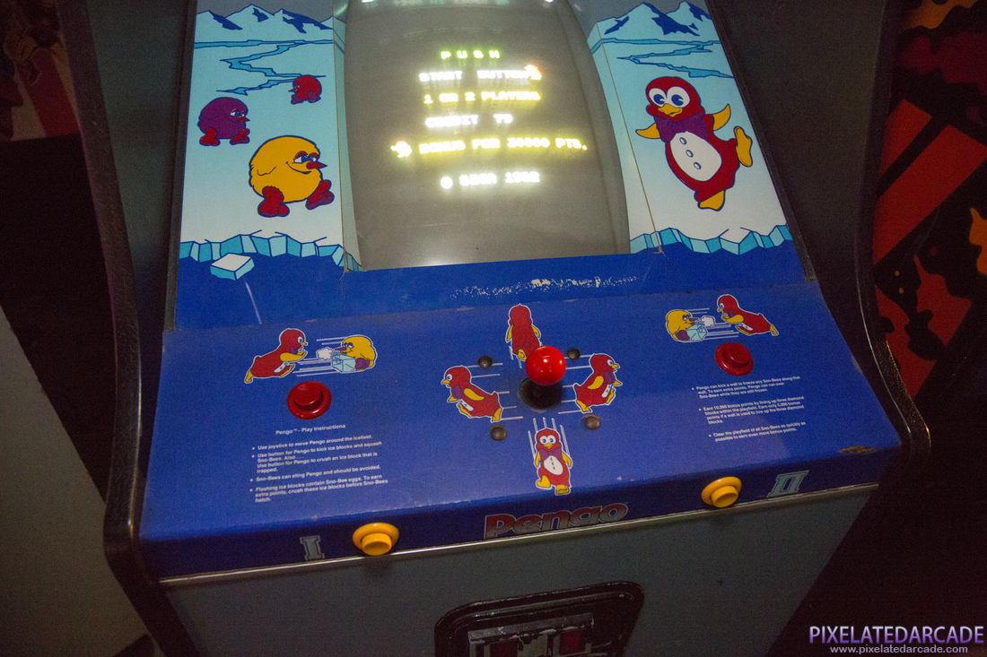 Pengo Photo: Pengo arcade controls