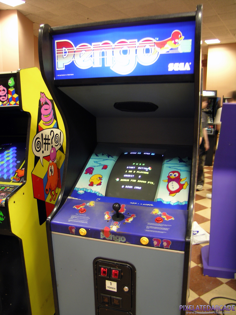Pengo Photo: Pengo arcade cabinet