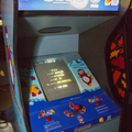 Pengo arcade cabinet - Closeup
