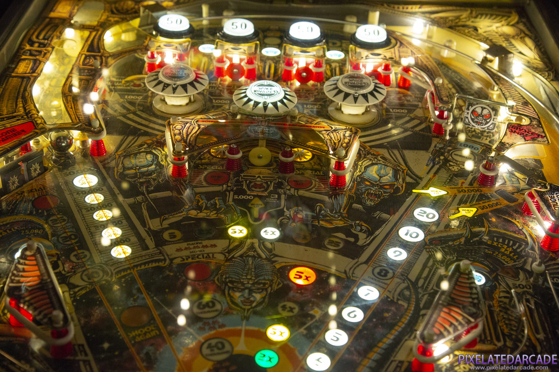 Space Invaders Photo: Upper playfield