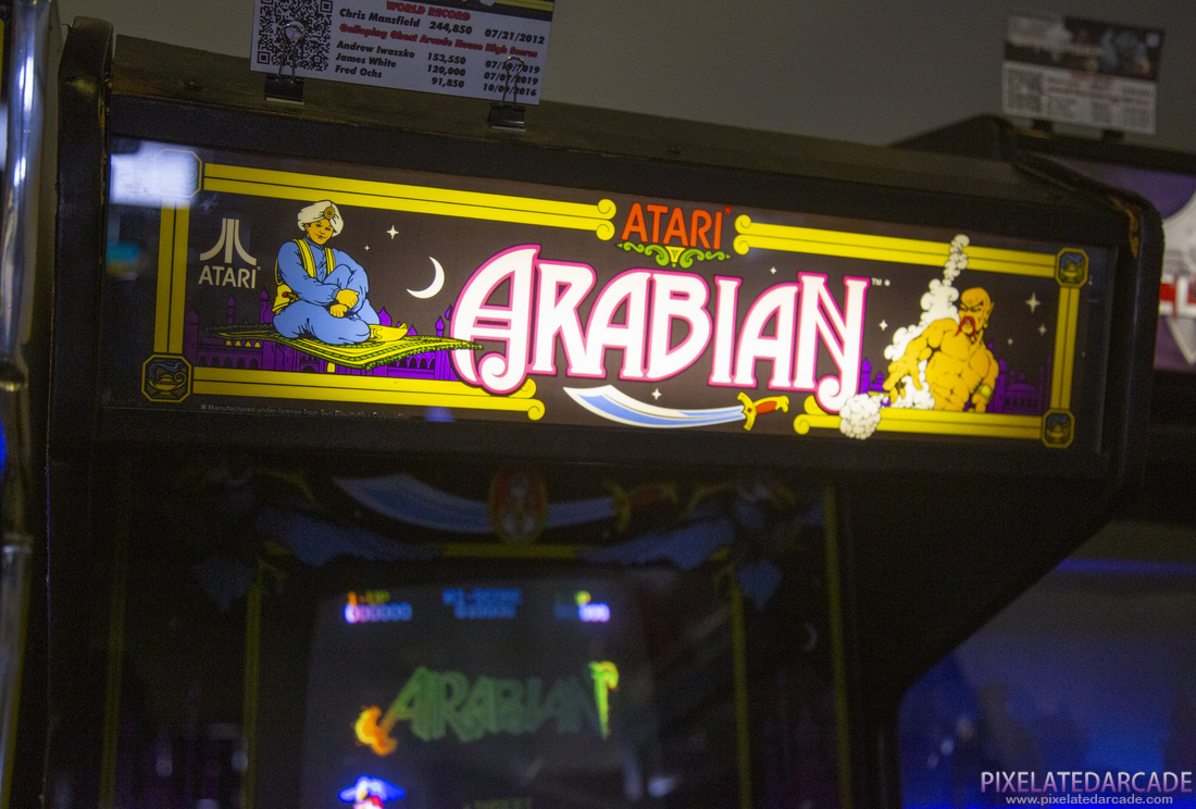Arabian Photo: Arabian arcade cabinet - Marquee