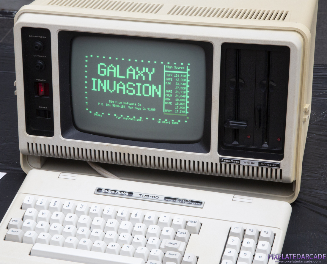 Galaxy Invasion Photo: Galaxy Invasion on TRS-80 Model 4P