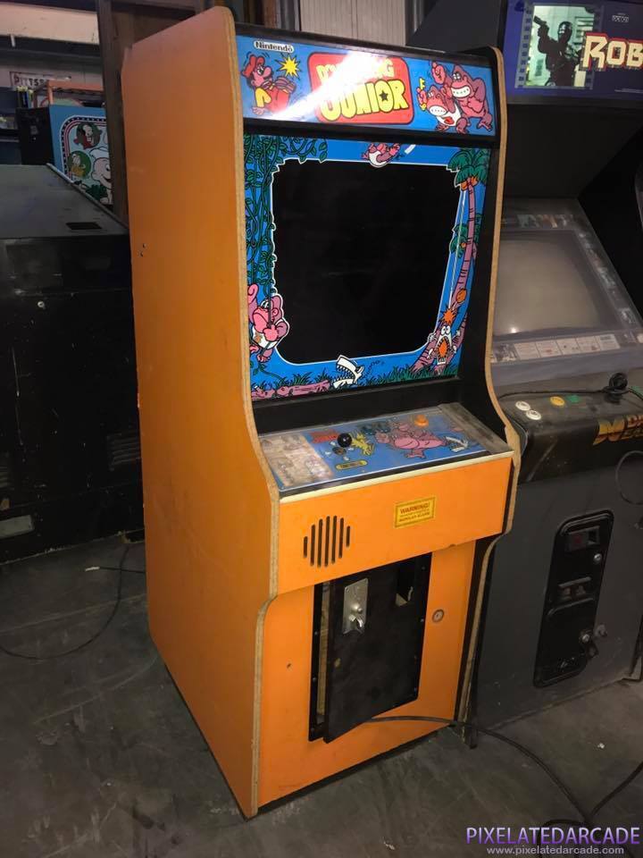 Donkey Kong Junior Photo: Donkey Kong Junior arcade cabinet