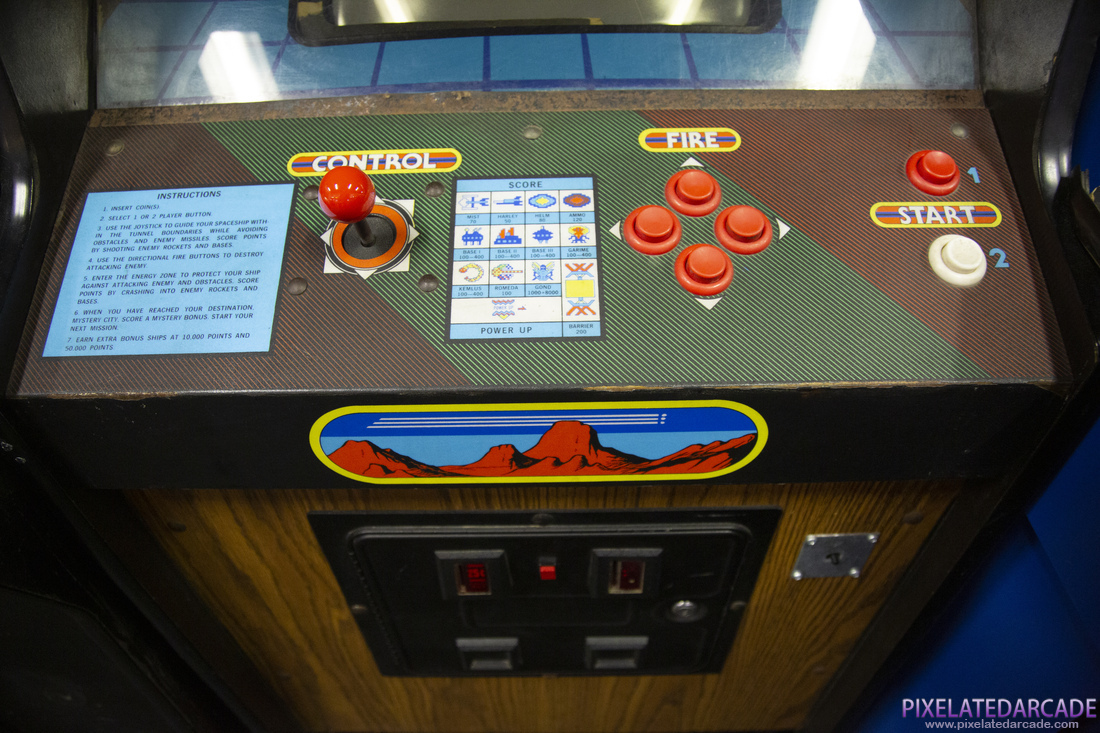 Vanguard Photo: Vanguard arcade cabinet - Controls