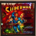Superman backglass
